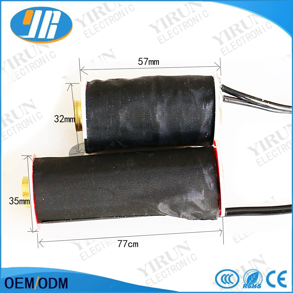 Крана игра части машины коготь катушка 5v 48v черный катушки с пружинным 55 мм 75