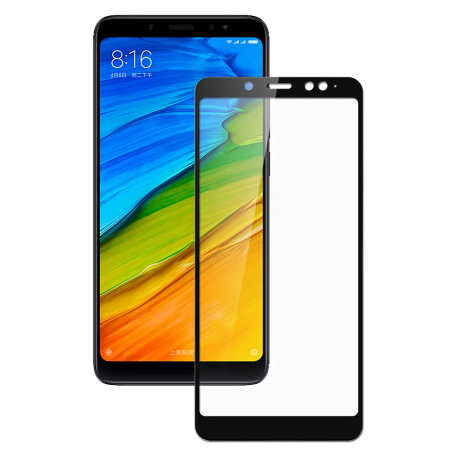 Закаленное стекло 9H для Xiaomi Redmi Note 5 Pro Plus Global 5A Prime Y1 Lite полное покрытие защита