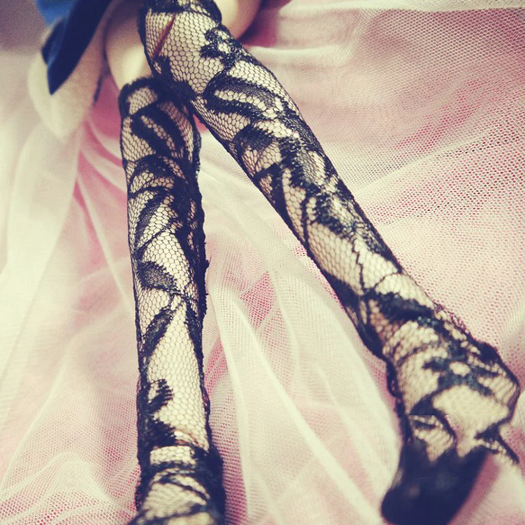 Модные куклы кружевные чулки средняя труба носок модель ткань изменение для 1/3 BJD