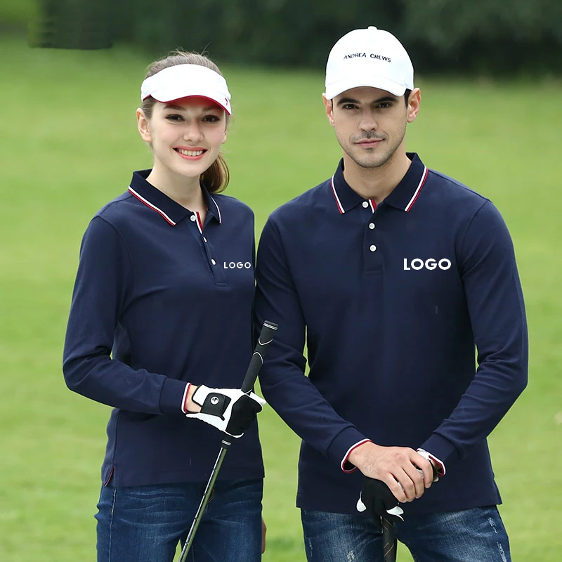 Пользовательские Футболка Поло для команды гонщиков логотип дизайн длинный