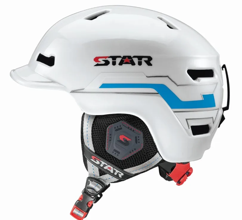 Взрослый лыжный шлем CE ASTM сертификат безопасности встроенный формованный