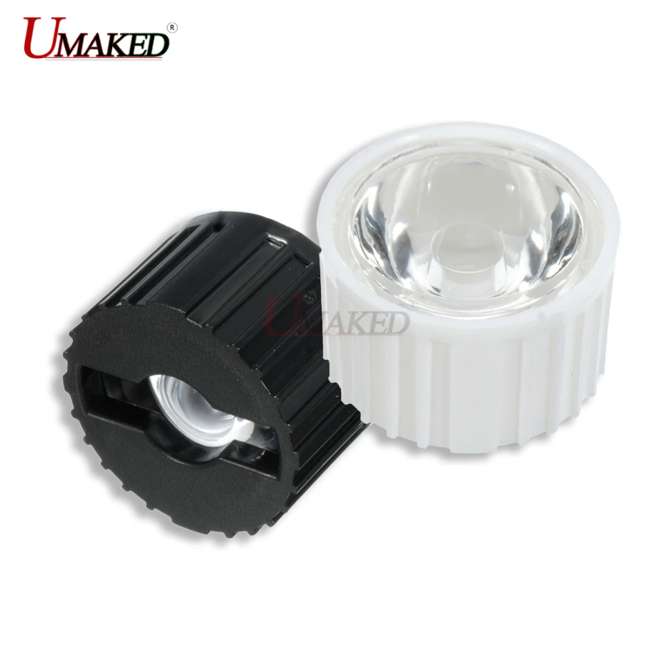 Светодиодный объектив с прозрачной поверхностью 20 мм держателем кронштейна 5 8 15