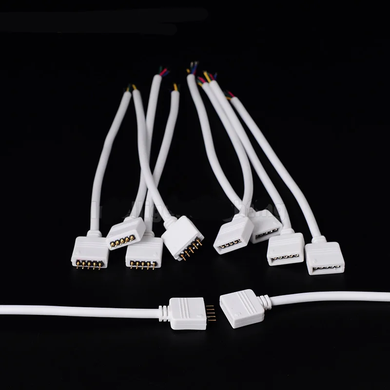 10 пар 2pin 3pin 4pin 5pin JST SM led разъем Мужской Женский кабель провод для светодиодной