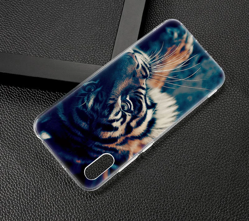 Мягкий силиконовый чехол с изображением тигра для Huawei Mate 10 20 Lite Pro Enjoy 8 9E Y6 Y5 2017 Y7 Y9