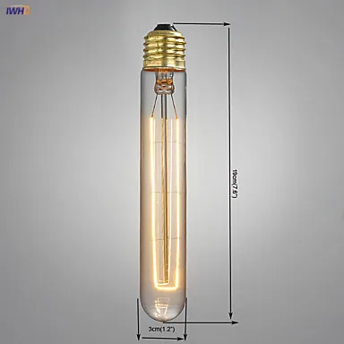 2pcs T185 IWHD Diamond ампулы Эдисон лампы Светильник лампочка E27 40W промышленный Настенный декор лампада подвесной светильник в стиле ретро ST64 T30 Lampara Винтаж лампа Bombillas - Цвет: 2pcs T185