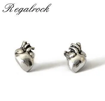 Regalrock анатомические человеческого сердца серьги гвоздики анатомии странности