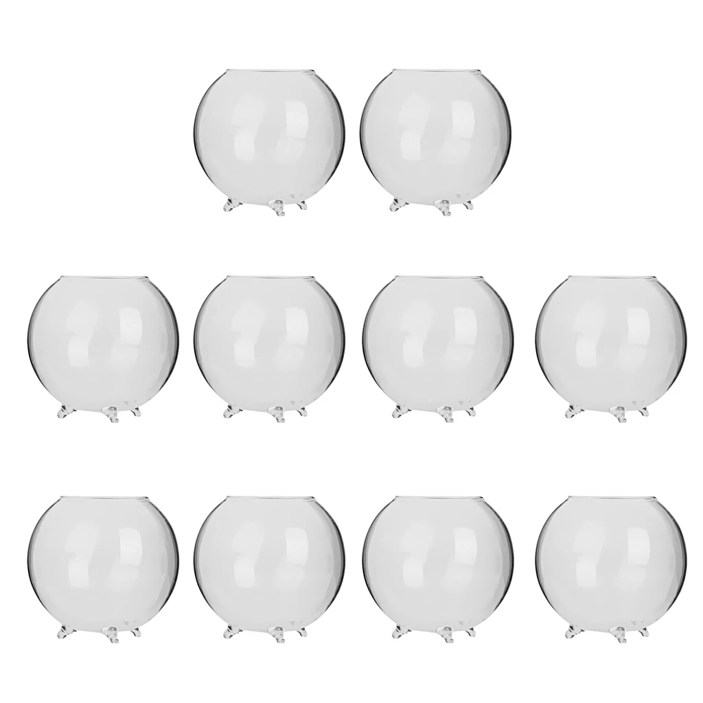 10 Pieces Glass Hydroponic Vase Micro Landscape Bottle Terrarium Container | Дом и сад