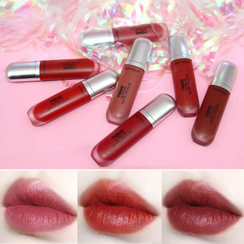 Новая матовая помада губная стойкий бархат для губ оттенок цвет губы BeautyMakeup