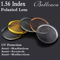 1 56 index aspheric optical polarized sunglasses prescription lens cr 39 myopia presbyopia lens sun glasses lens 2 pcs bc067