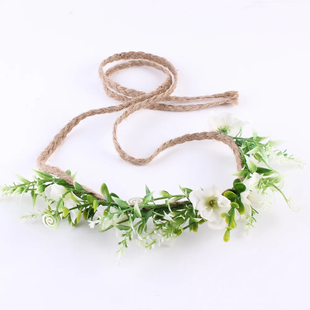 2017 новая летняя модная Заколка цветок для девочек фотосессии корона маленькая