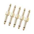 5 шт., 14 дюйма, 6,35 мм, разъем для гитарной педали эффектов, переходник для интерфейсного кабеля, аксессуары для платы электрической педали