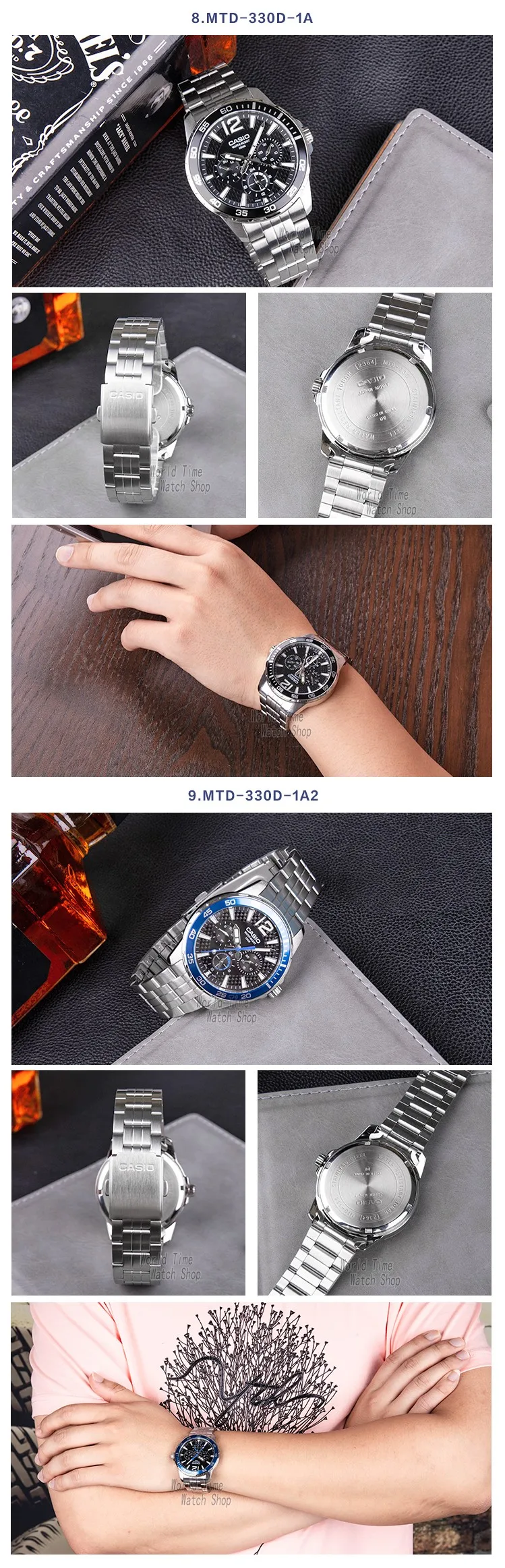Часы Casio Простые часы мужские лучшие марки роскошные кварцевые часы Водонепроницаемые Ретро мужские часы Спортивные военные часы relogio masculino reloj hombre erkek kol saati montre homme zegarek meski MTP-V006
