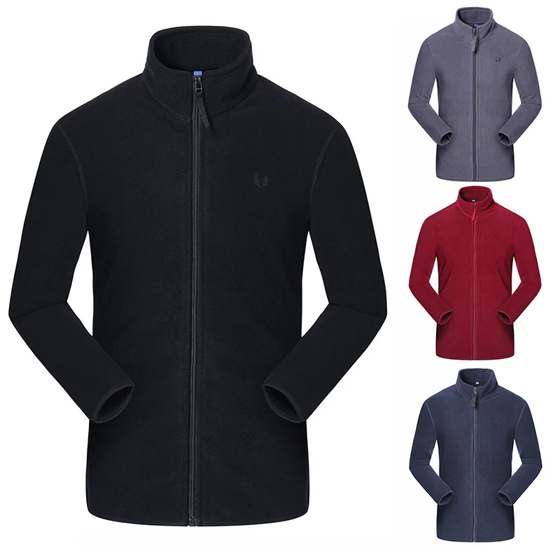 Мужские зимние Тонкий Solf Shell Флисовой куртки Мужской Тепловой молния Куртка