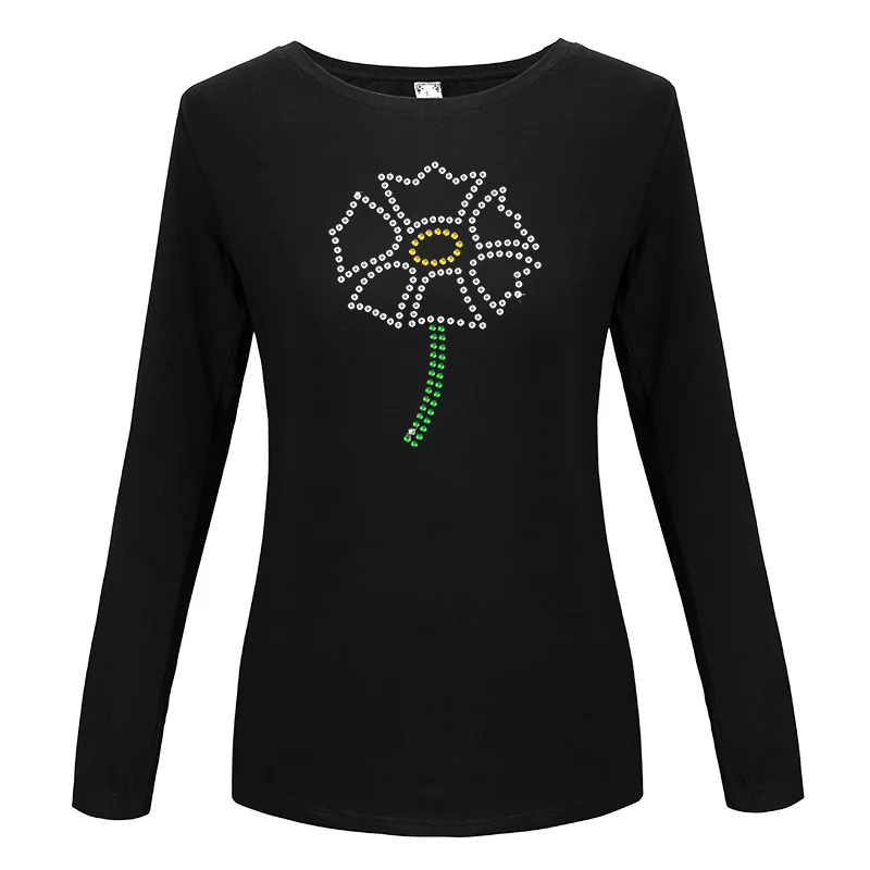 Блестящие polera mujer Женская футболка хлопок повседневное Hipster Femme blusas Femininas de 2018