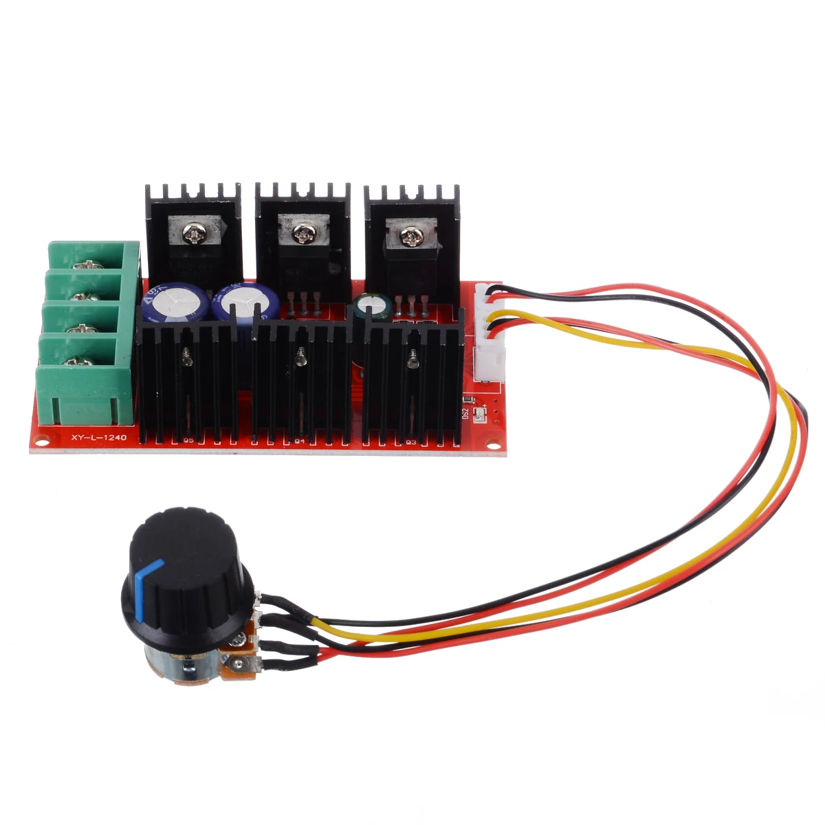 DC 12V 24V 48V двигатель Скорость Управление 9-с алюминиевой крышкой, 50В 2000W 40A мотор Скорость Управление модуль PWM HHO RC Управление; для мотора Запчасти