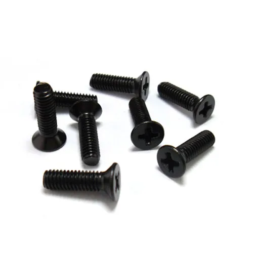 20pcs M2 плоская головка машина Phillips с потайными головками поперечный болт 304