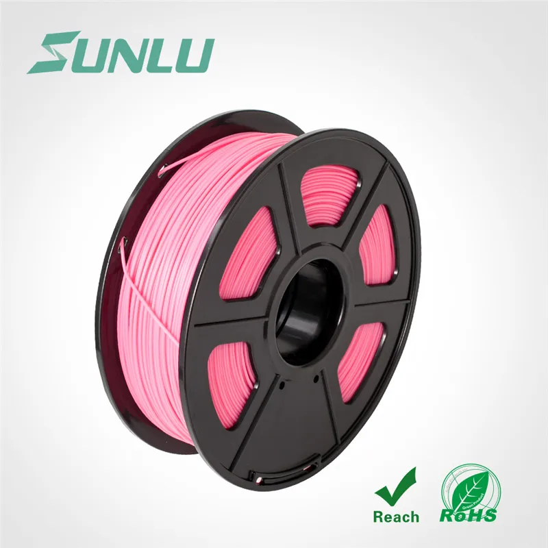 PLA PLUS-PINK SUNLU PLA плюс 3D-принтеры нити 1,75 мм 1 кг/2.2lb катушки PLA+ ПРИНТЕРЫ нити 3d полиграфические материалы не образующая пузырей - Цвет: PLA PLUS-PINK