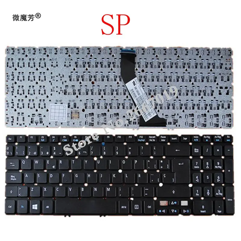Испанская клавиатура для ACER ASPIRE V5 V5-531 V5-531G V5-551 V5-551G V5-571 V5-571G V5-571P V5-571PG V5-531P M5-581 SP |