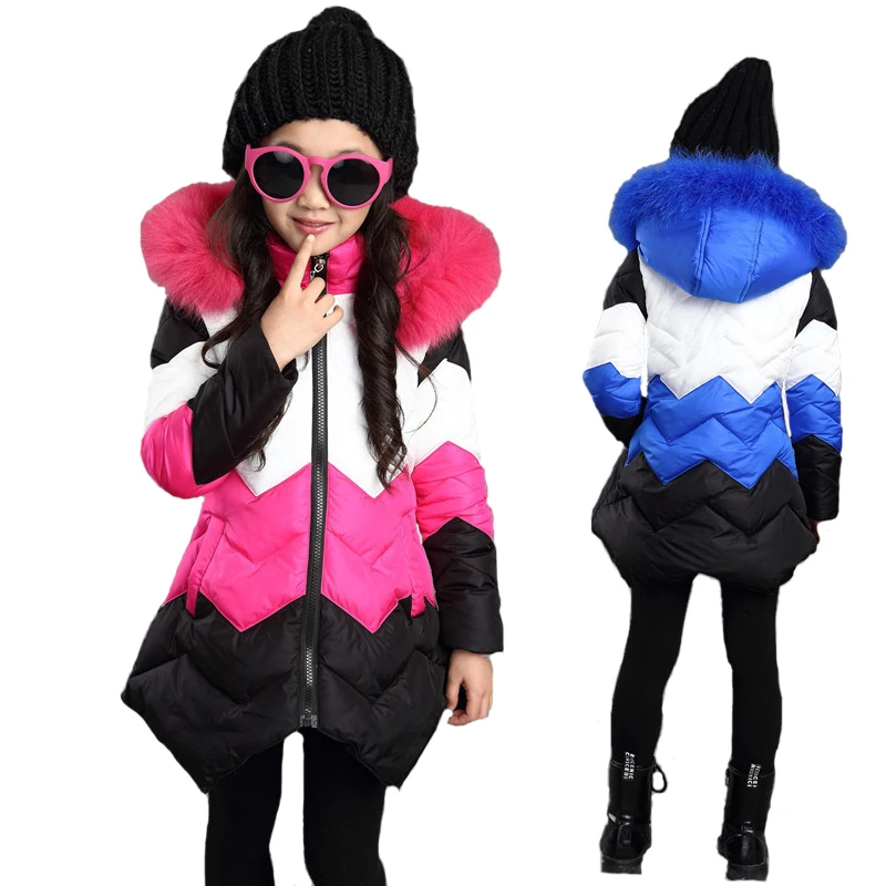 GCWHFL/детское зимнее теплое пальто в Корейском стиле Милая куртка принцессы