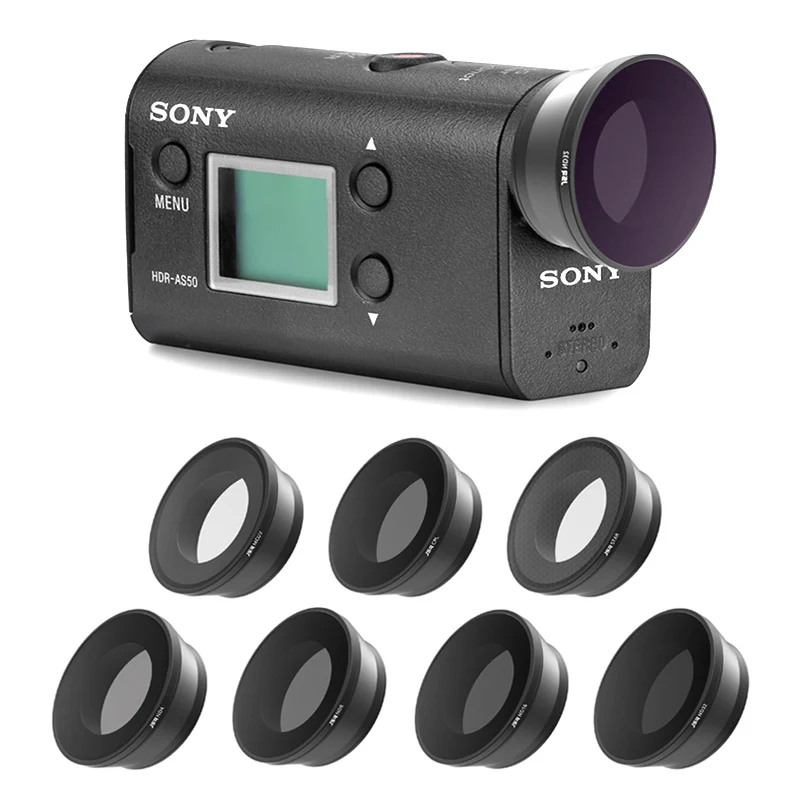 Звездный фильтр MCUV CPL ND4 ND8 ND16 ND32 для Sony HDR AS50 100 200 AZ1 X1000VR Защитная крышка объектива