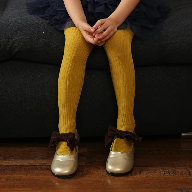 Осенняя одежда 2016 года детские колготки для девочек Детские хлопковые теплые