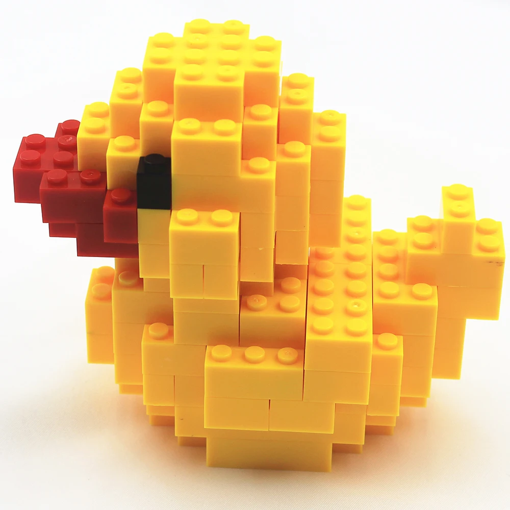 

Self-Locking Bricks funny MOC Building Blocks 96PCS Yellow Duck compatible with Lego for Kids Boys Toy