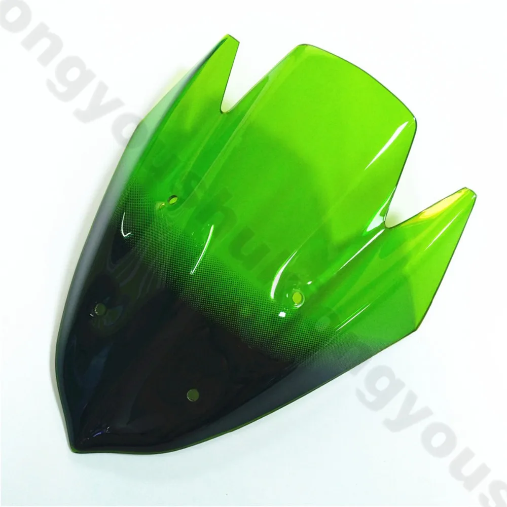 Горячая Распродажа; обувь для езды на мотоцикле Kawasaki Z1000 Z 1000 2010 2011 2012 2013 Зеленый лобовое стекло ветровой щиток лобового стекла спойлера спойлер