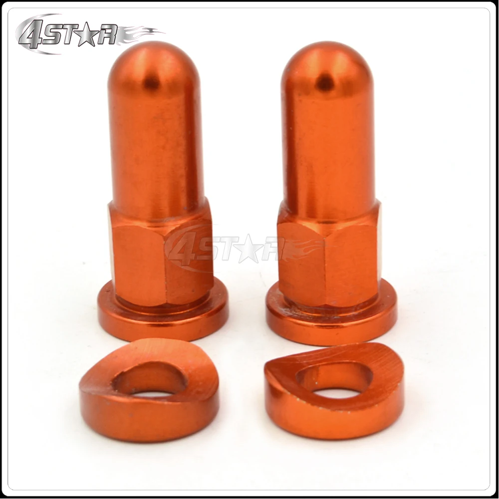 Мотоциклетные алюминиевые Чехлы MX Rim с замком гайки шайбы защитные болты для KAWASAKI