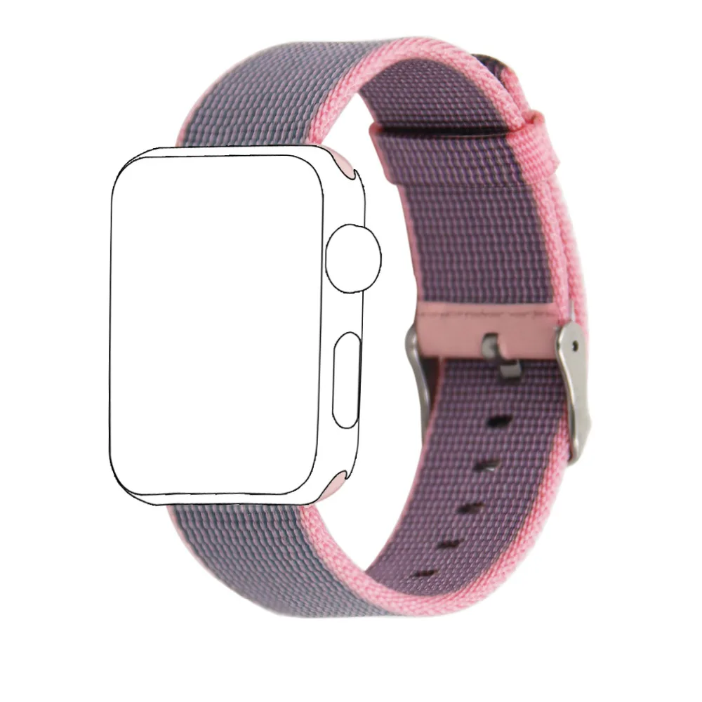 Ремешок nato для apple watch band apple watch 5 4 3 2 1 44 мм/40 мм 42 мм 38 мм iWatch ремешок для часов тканый нейлоновый браслет blet
