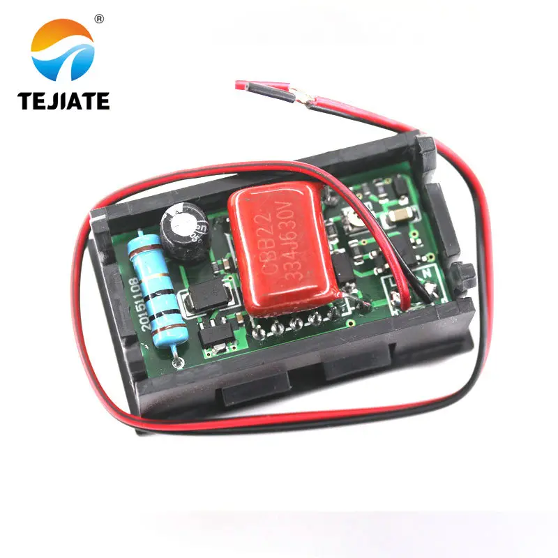 Цифровой вольтметр светодиодный измеритель напряжения переменный ток 70-500 В 0 56