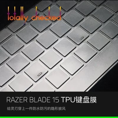 Защитный чехол для клавиатуры прозрачная клавиатура из ТПУ Razer Blade 15 2018 6