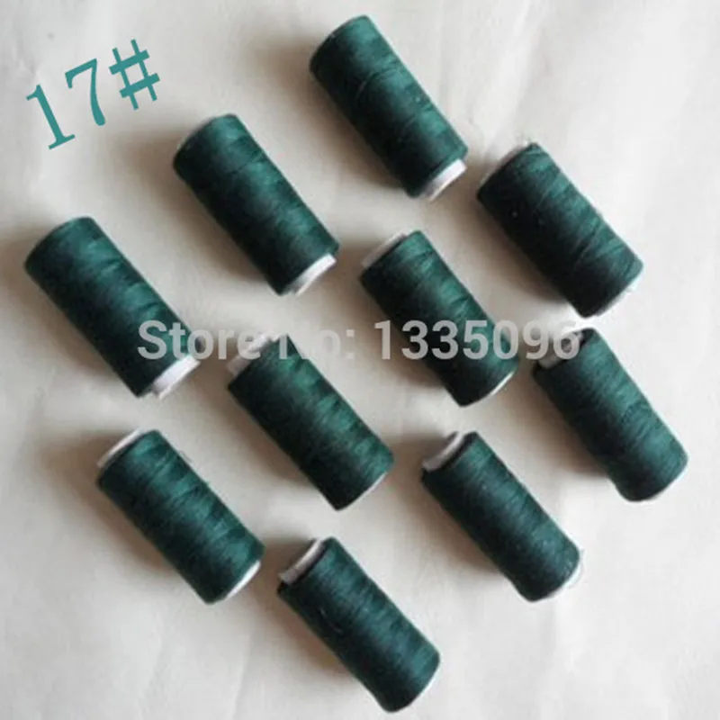 Каждая катушка Бесплатная Международная площадь 2pcs100% полиэфирная нить 218 ярдов 17