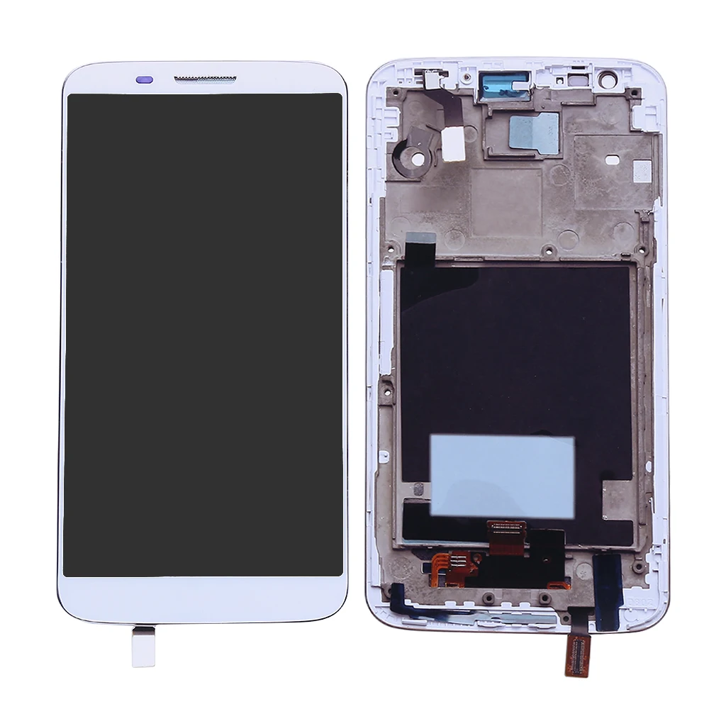 Черные туфли высокого качества/белый для LG G2 D802 ЖК дисплей Дисплей планшета