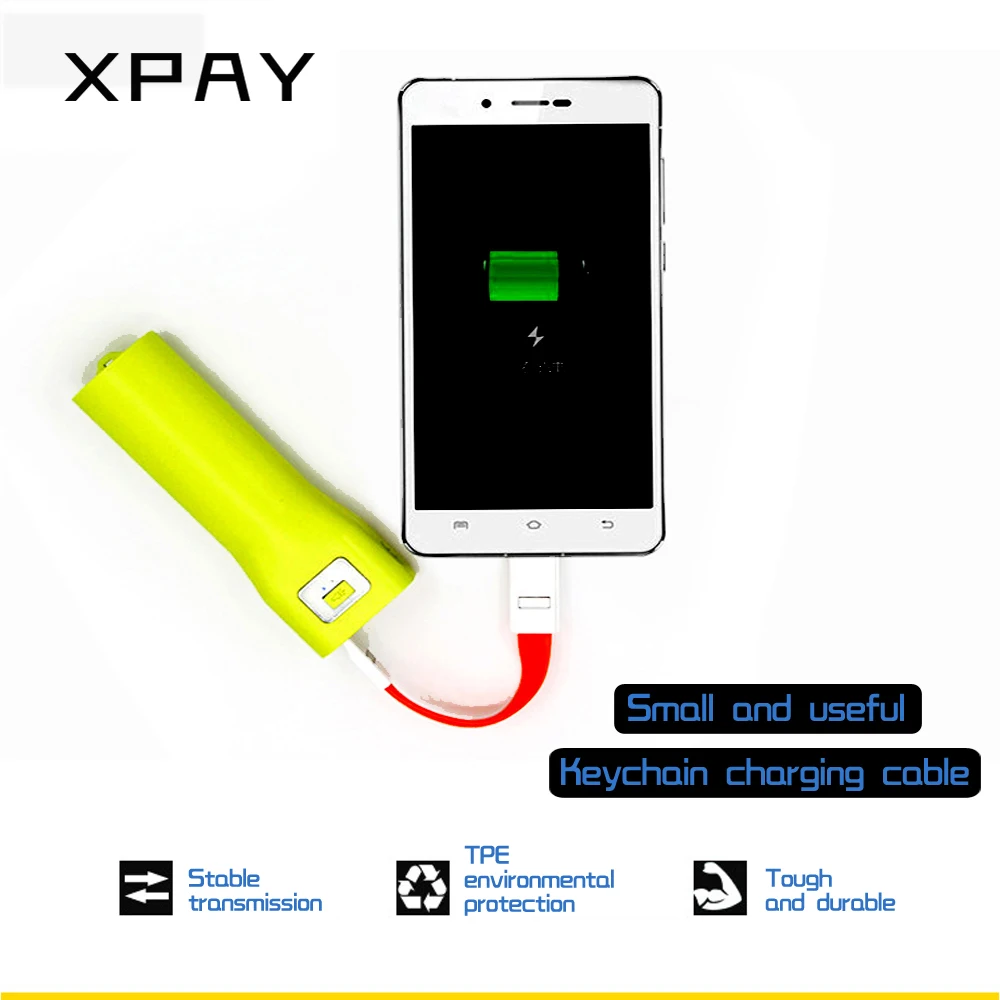 3 в 1 USB C кабель Micro usb type IOS для осветительного кабеля IPhone XIAOMI samsung HUAWEI мини брелок