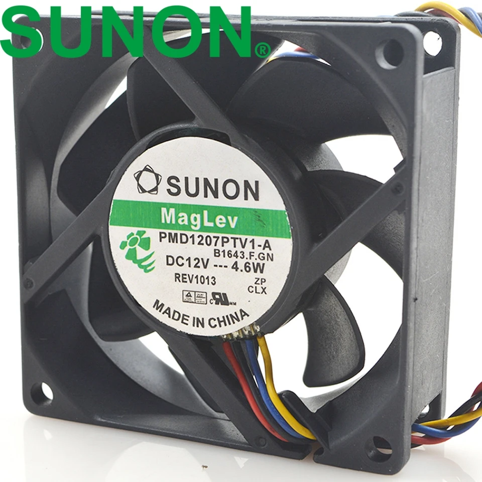 1 шт. PMD1207PTV1-A 7025 7 см 70x70x25 мм магнитная левитация обслуживания подшипник большой объем воздуха вентилятор 12 В 4,6 Вт