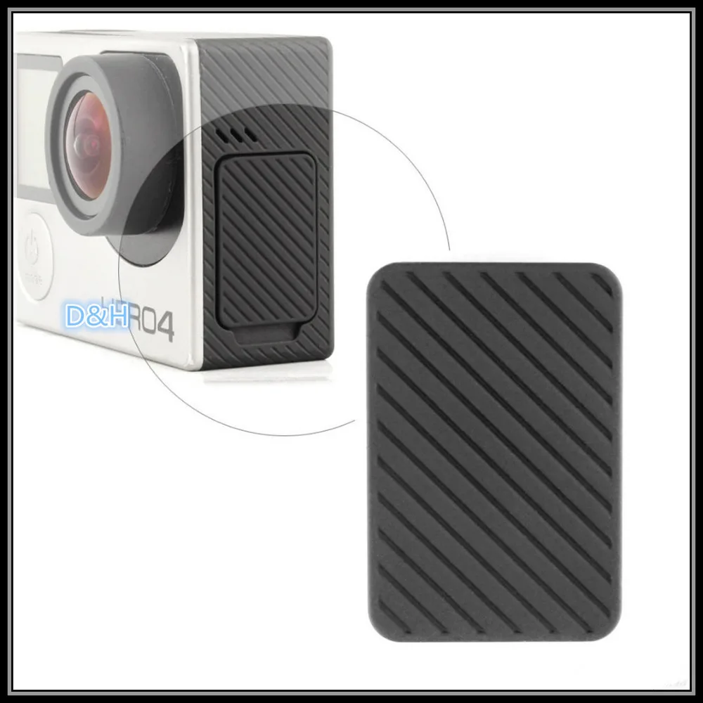 Оригинальная черная серебряная сторона крышки камеры крышка данных батареи