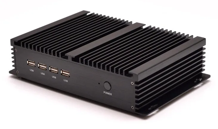 ITX чехол без вентилятора мини промышленный компьютер Intel Core i5 3317U Мини ПК Windows 10 XP