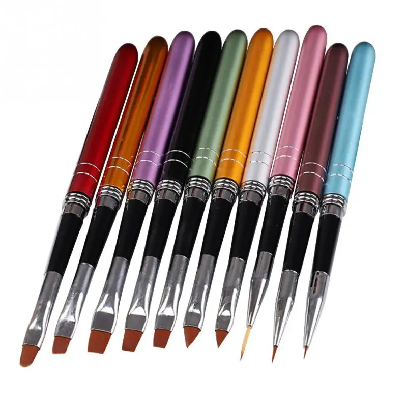 10 шт. художественные принадлежности для ногтей Набор ультрафиолетовой обработки