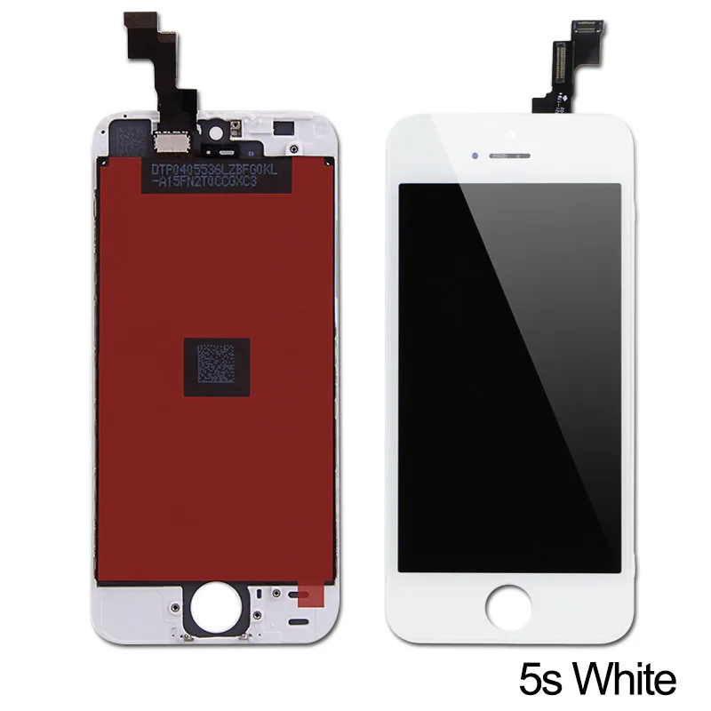 5S White 1 шт. AAAA ЖК-экран для iPhone 5S 5 SE 5C ЖК-дисплей дигитайзер сенсорный модуль 5S SE экран s Замена - Цвет: 5S White