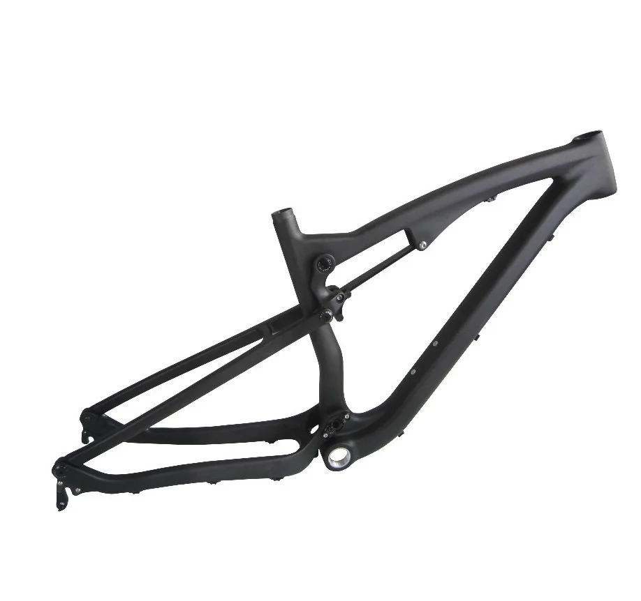 Чудо 27,5 er полная подвеска 3K карбоновая Mtb рама 2" BB30 рама карбоновая для горного велосипеда 27,5 er mtb велосипед
