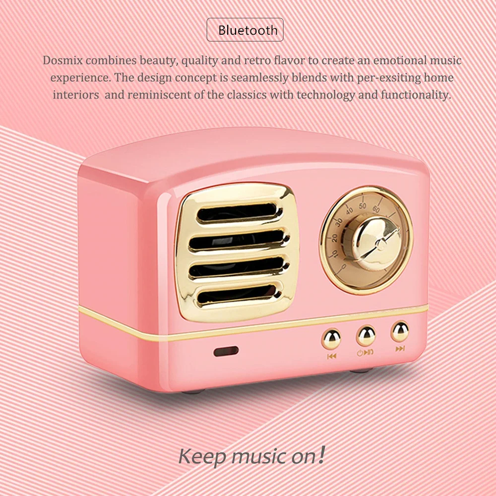 Мини беспроводной Bluetooth динамик портативные колонки с микрофоном 3D стерео