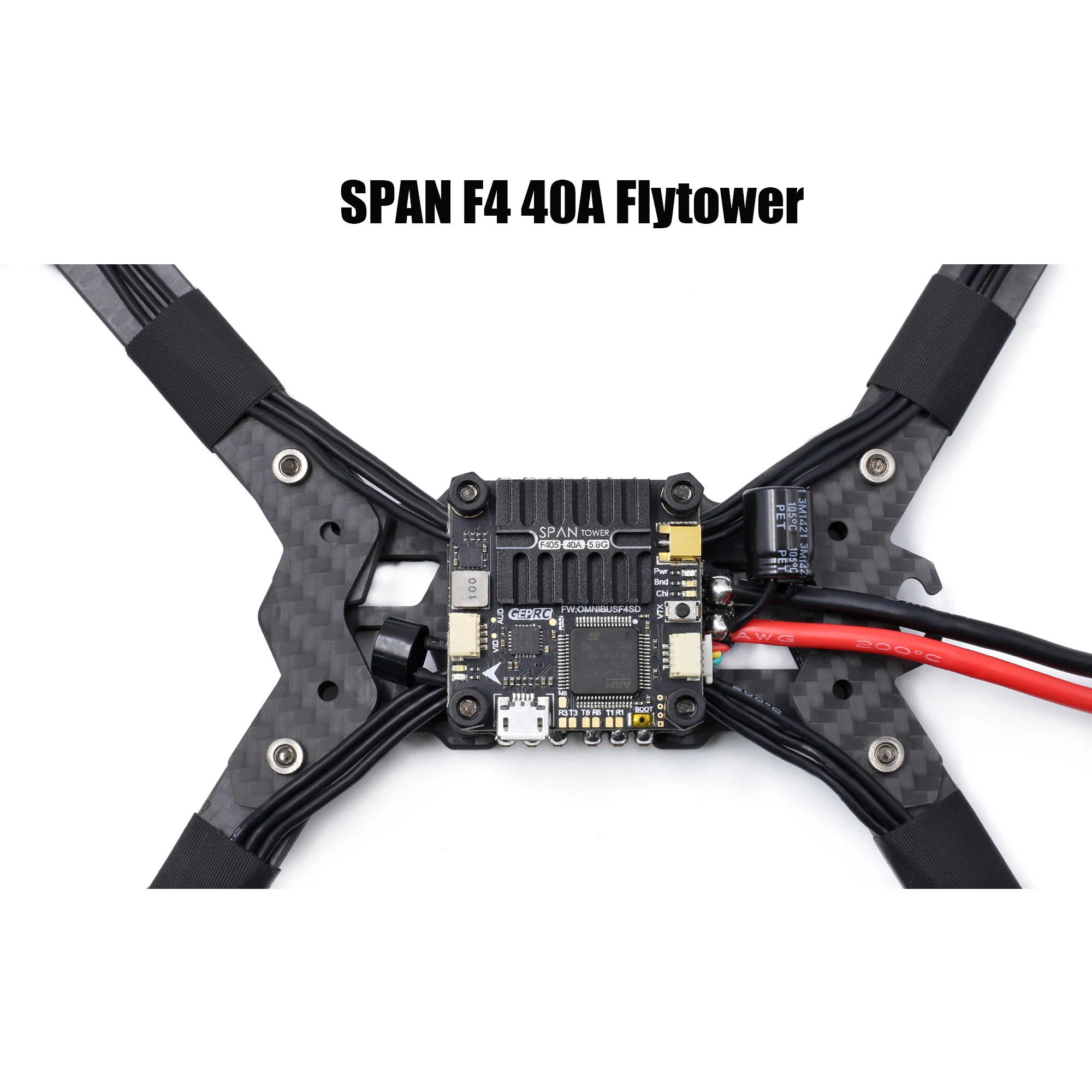 BNF Frsky RXSR-40A GEPRC Mark3 H5 225 мм FPV гоночный Дрон с контроллером полета SPAN F4 40A/50A ESC 48CH 5,8G VTX+ Caddx Ratel 2,1 мм FPV камера - Цвет: BNF Frsky RXSR-40A