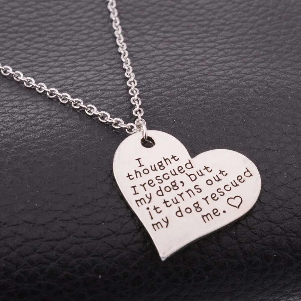 Я думал что спасла свою собаку но оказалось моя собака меня кулон ожерелье