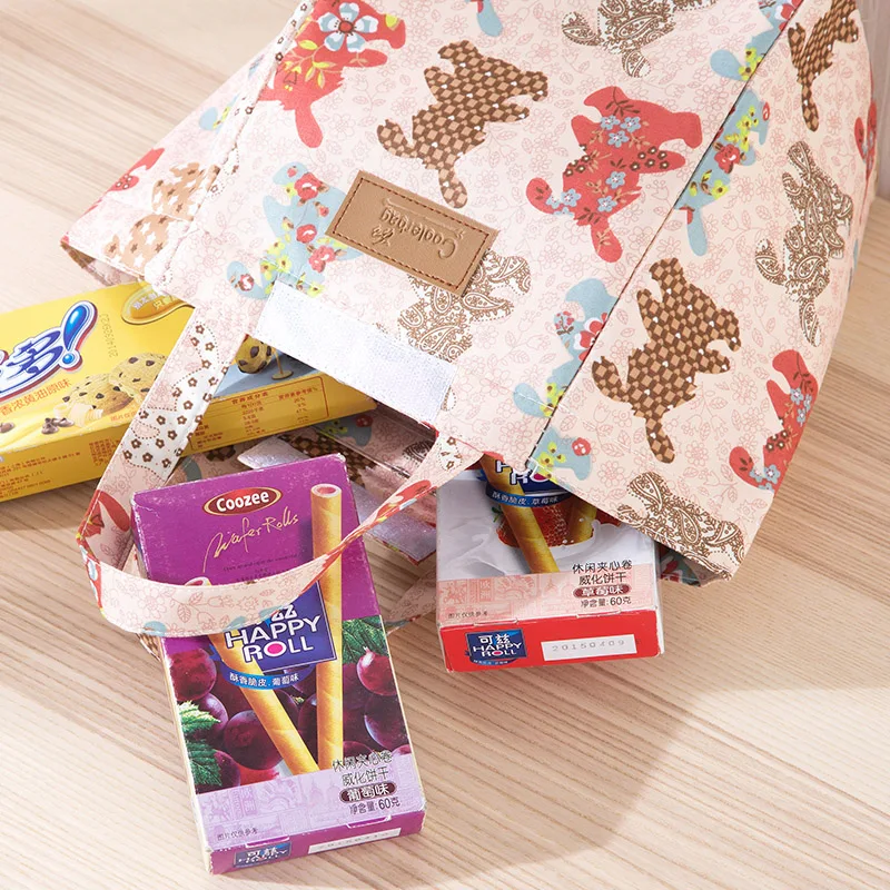 Модная Портативная изолированная сумка для ланча из Оксфорда Термосумка еды