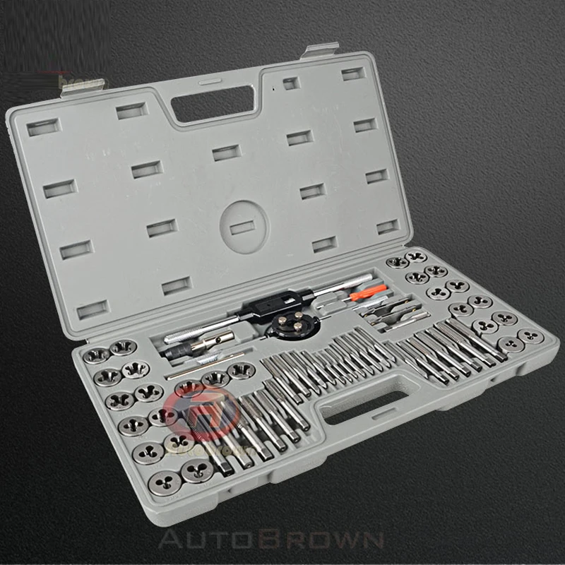 Набор штампов для метчиков M3-M12 дюйма с чехлом британской/метрической резьбой