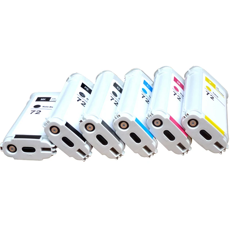 Сменный картридж для HP 72 6 шт. совместимый с design jet T1300 T2300 T1120 T770 T710 T610 T790 T1100 |