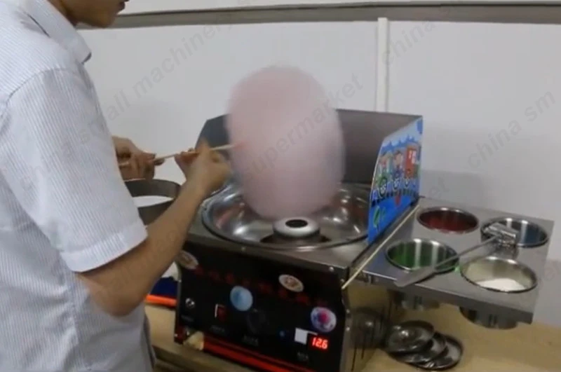 Коммерческие фантазии использование газа DIY Sweet Cotton Candy Maker candyfloss хлопок, сахар, машины снэк-оборудование цветок