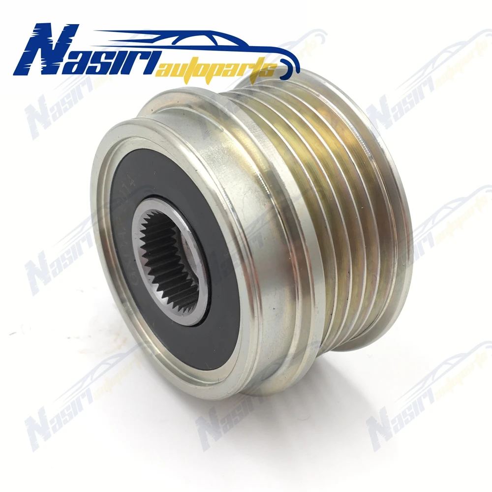 Overrunning Alternator Pulley For VW AUDI 038903119M 022903119D 022903119B 028903119AC F-552699.02 535000510 | Автомобили и