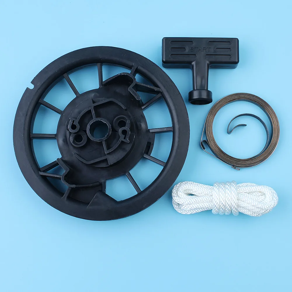 

Recoil Pull Starter Pulley Spring Rope Grip Kit For Honda GX160,GX200,GX140,GX120,168F,170F 5.5HP 6.5HP Engine Generator Mower