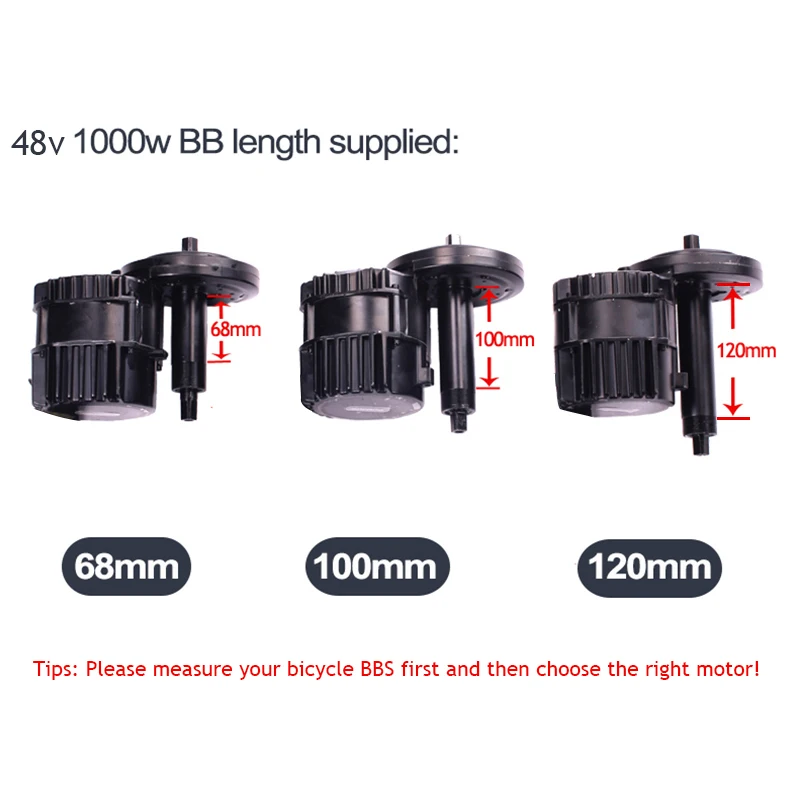 Bafang BBSHD 48V1000W Ebike комплект электродвигателя 8fun BBS03 Средний привод для